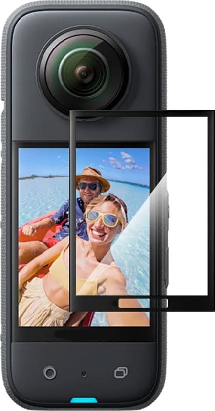 Screenprotector geschikt voor Insta360 X3 – Complete Set – Hoge kwaliteit screen protector – PPMA – LCD-screenprotector – TechDefend