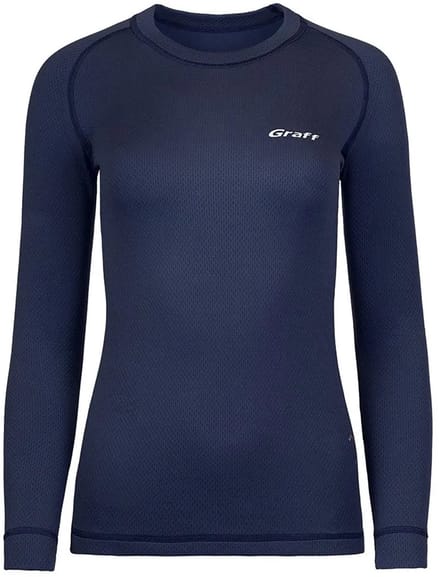 Graff Duo Skin 300 Lange Mouwen Basislaag Blauw 5XL Vrouw