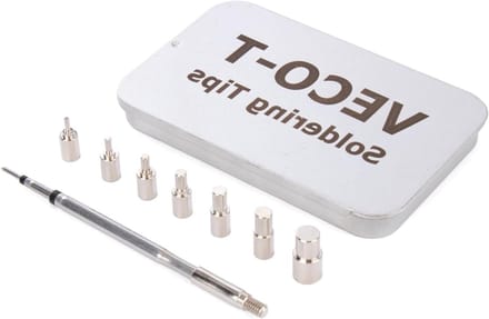 Insert Tool Set - Soldeer Tips - 3D Printen - Complete M2-M8 - 14.4 x 9.8 cm - Zilver