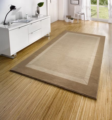 Flycarpets Laagpolig vloerkleed - Designer Velours - Beige 200x290 cm