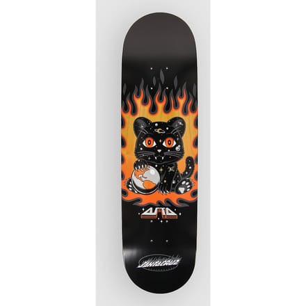 Santa Cruz Asta Space Kitten Twin Pro 8.2" Skateboard Deck zwart