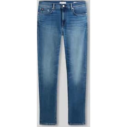 Slim Fit jeans met logopatch