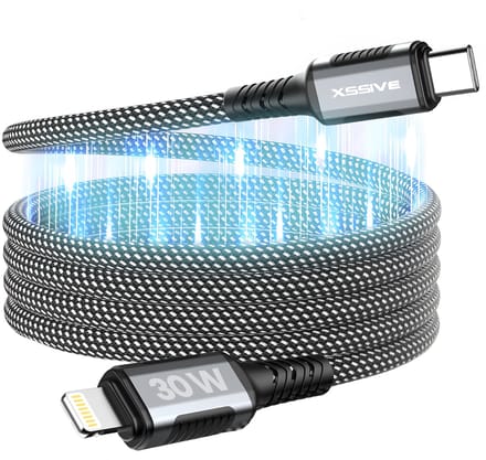Xssive Oplader Kabel geschikt voor iPhone Kabel geschikt voor Lightning - Oplaadkabel - USB C kabel - Lader kabel