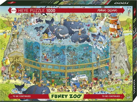 Puzzel Ocean Habitat Funky Zoo 1000 stukjes - Heye 29777
