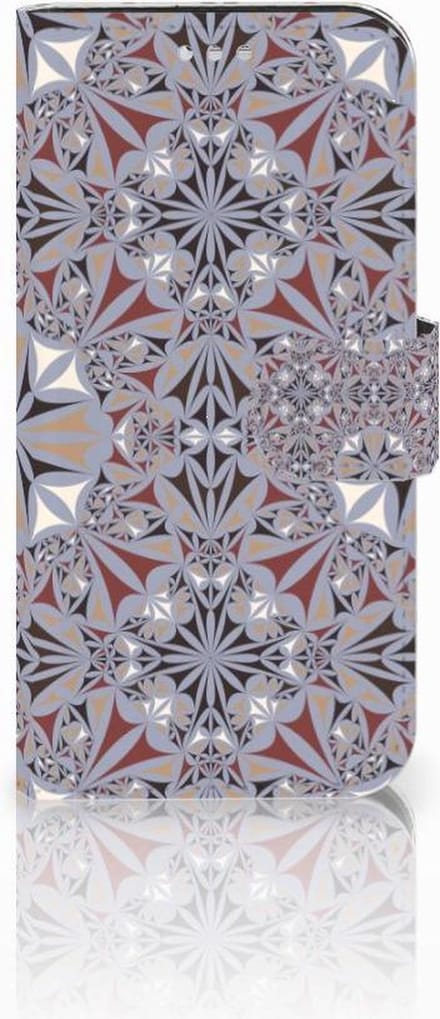 Samsung Galaxy S7 Bookcase Flower Tiles