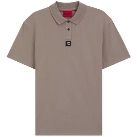 Hugo Mannen Deabono Logo Poloshirt (Medium Bruin)