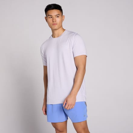 MP Heren Tempo Marl T-Shirt - Lila Grijs - M