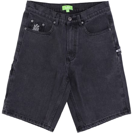 Huf Workman Korte Herenjeans Zwart Denim