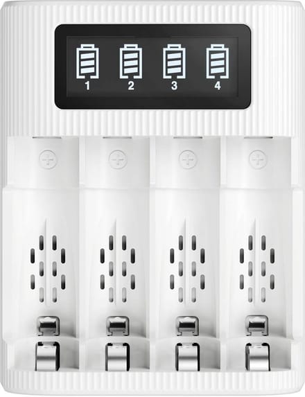 EBL 4 Slots Batterijlader voor AA & AAA Oplaadbare Batterijen - Batterij oplader met Led indicatie