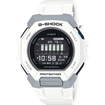 Casio G-Shock G-Squad GBD-300-7ER Horloge - Kunststof - Wit - Ø 46 mm