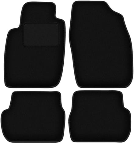 Zwarte veloursmatten voor: Toyota Starlet P9 hatchback (1996-1999)