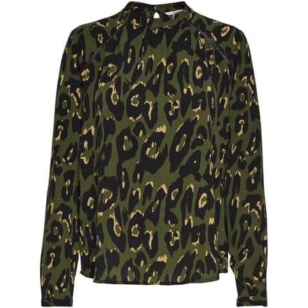 ONLY - maat 40 - ONLNEW MALLORY LS BLOUSE AOP WVN NOOS Dames T-Shirt