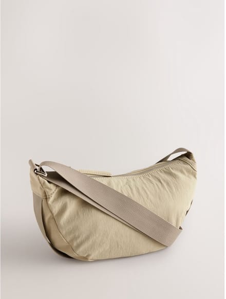 Next - Dames - Slingbag met stippen - Naturel