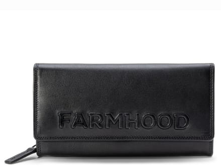 Farmhood Portemonnee Memphis Wallet Black Zwart