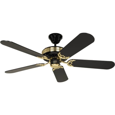 CasaFan Black Magic Plafondventilator 56 W (Ø x h) 132 cm x 335 mm Zwart Met wintermodus