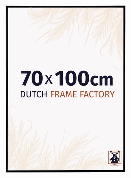 Fotolijst 70x100 cm - Kunststof - Zwart Mat - Easy