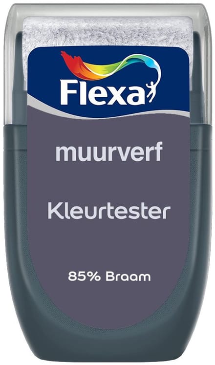 Flexa - Kleurtester Muurverf - 85% Braam - Mengverf - 30 Ml