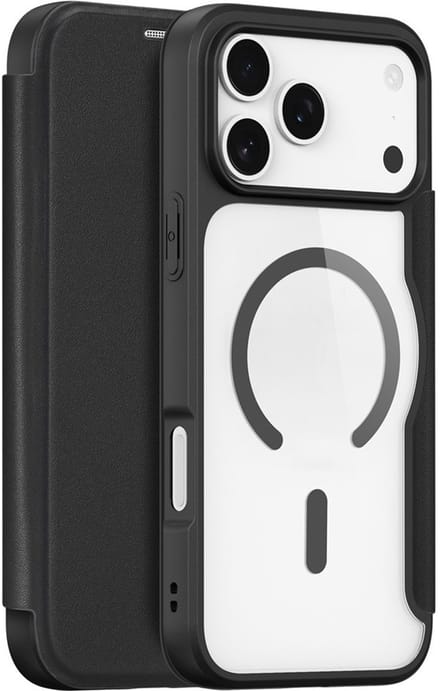 Dux Ducis Skin X Pro Case for iPhone 17 Pro with Wallet MagSafe Compatible - Black