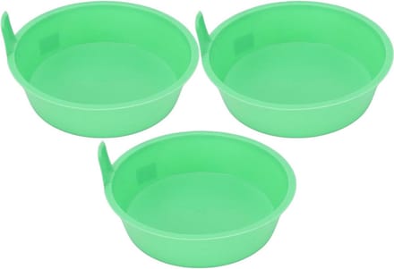Voerpan Pluimvee - Voerbak Kip Eend - Dieren Voeden - Verdikt PP Plastic - 4 Liter Capaciteit - Groen