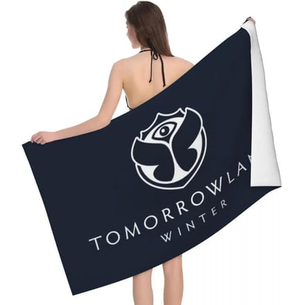 Tomorrowland Logo Bad Strandhanddoek Microvezel Zwembadhanddoeken W40*H60(CM)