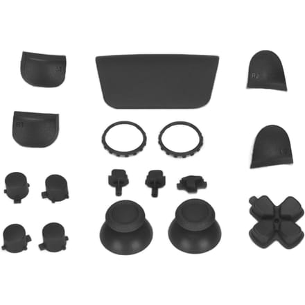 Vervangende Knoppen L2 R2 Volledige Set Knoppen Vervangende Knop Reparatiekit voor PS5 ControllerZwart zwart