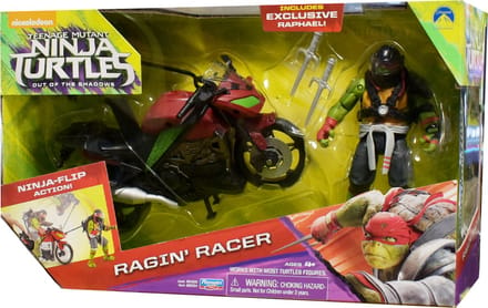 Nickelodeon Teenage Mutant Ninja Turtles Ragin' Racer Raphael Actiefiguur - 4+ Jaar