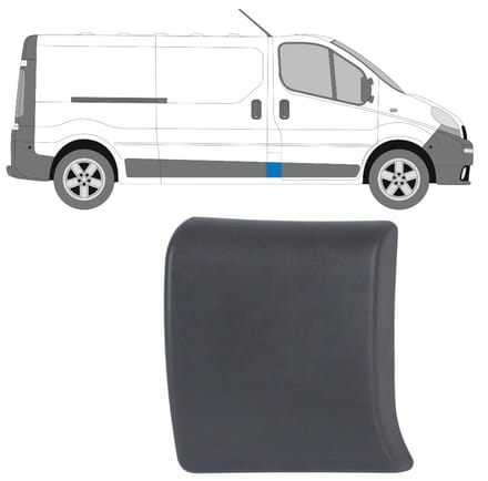 Sierlijst voor stijl voor Opel Vivaro 2001-2014 / Rechts