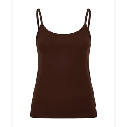 Red Button Singlet srb5140 espresso