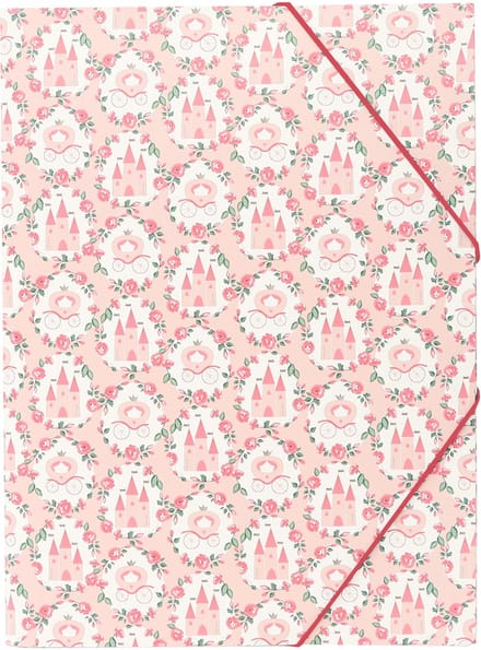 Kangaro elastomap B'LOG PRINCESS - formaat A4 folio - met elastiek en 3 flappen