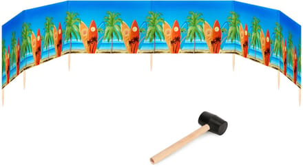 Garronda Strand Windscherm Met Stokken - Windscherm Strand – Windscherm – Rubberen hamer – GD-EX-Wb-8m