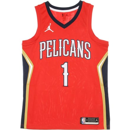 Basketbaltanktop voor heren Nba Swingman Jersey Jordan Statement Edition 2020 nr. 1 Zion Williamson Neopel University rood