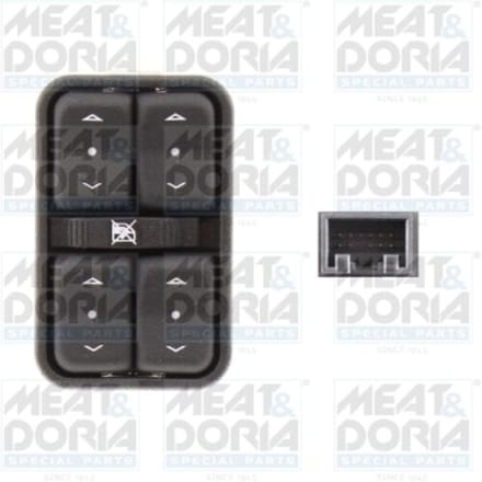 Schakelaar, raamregelaar MEAT & DORIA 26847