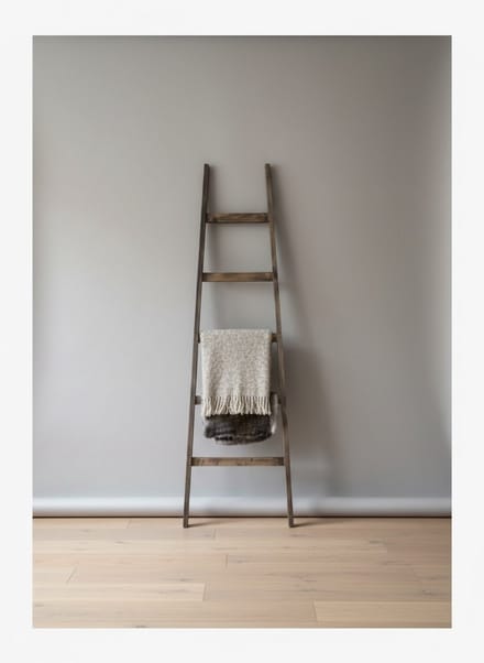 Houten decoratieladder