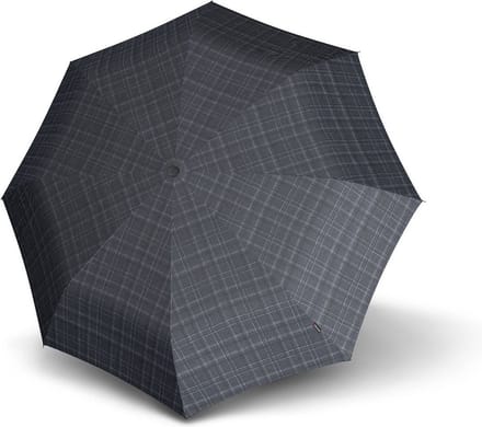 Knirps Paraplu Big Duomatic Men's Prints Check Zwart