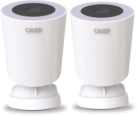 Calex Smart Security Beveiligingscamera - WiFi Spotlight-camera - 2K - met Nachtzicht & Bewegingsdetectie - voor Buiten - 2-pack