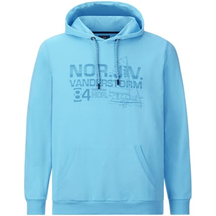Jan Vanderstorm herren Sweatshirt - 56/58 - turquoise - Plus Size