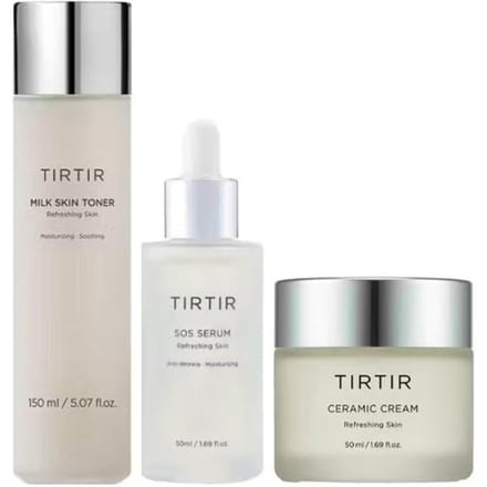 TirTir Milk Calming Skincare Bundle 150 ml + 50 ml + 50 ml