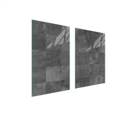 TMK ArtDeko - Snijplank - 65x52 cm - Glas - Grijs