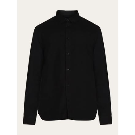 Regular fit overhemd met kleine uil KnowledgeCotton Apparel Harald oxford