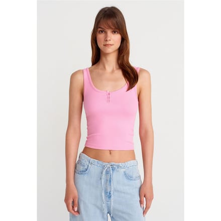 Slim Fit Crop Cami Blouse