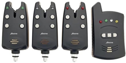 Albatros Cyprihunt Soft Touch 3+1 Bite Alarm - complete set beetmelders met draadloze ontvanger