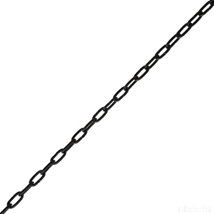Deltafix - Klokketting zw 8.0x1,6mm p/m