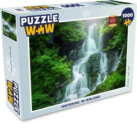 Puzzel Waterval in Ierland - Legpuzzel - Puzzel 1000 stukjes volwassenen