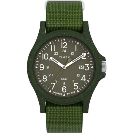 Timex Reclaim Ocean TW2V96000 Horloge - Nylon - Groen - Ø 40 mm
