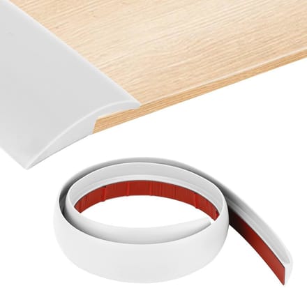 Zelfklevend PVC Vloerovergangsprofiel - Wit 5 mm Hoogtecompensatie 2 m