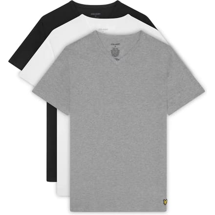 V-hals T-shirt Lyle & Scott Basic (x3)