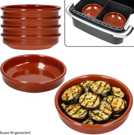 6-delige set Cazuela Tonschale Bruno 16cm M - 33353