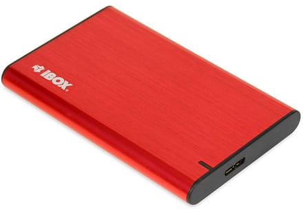IBOX - HD-05 Serie - Rode Behuizing - 2,5 inch - USB 3.1 gen.1