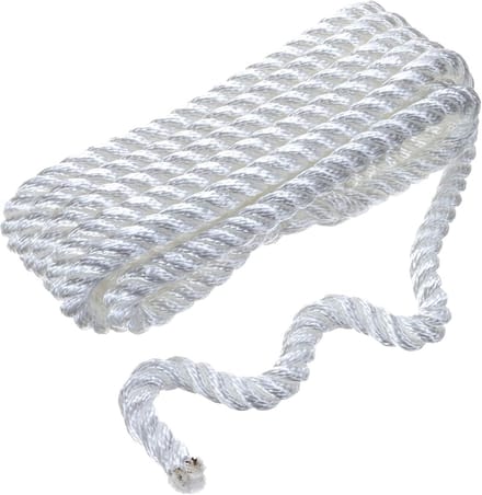 Nylon Spanband - Bindriemen - Veilig Vastzetten - 3 Strengen Constructie - 13 mm x 45 m - Wit