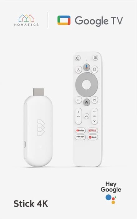 Homatics Google TV 14 Stick 4K UHD – Chromecast